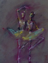 Юные балерины. зарисовка в Эрмитажном театре.
