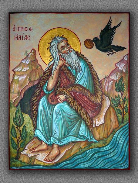 А. Копанёва. Пророк Илия в пустыне.