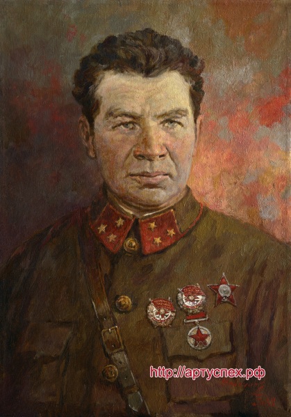 Портрет командующего 62-й армией генерал ...