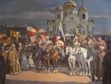 Мобилизация казаков в Екатеринодаре. 1914г.