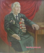 Портрет ветерана ВОв Галюнтьевой А.П.