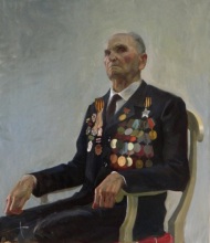 Портрет ветерана Павла Остаповича