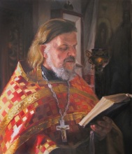 портрет священника отца Александра