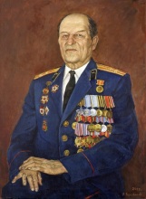 Портрет В. И. Татаринова, участника парада победы
