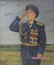 Портрет ветерана ВОв Шульженко В.П.